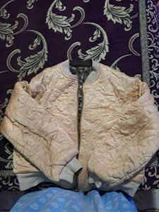 Quilted Bomber Jacket