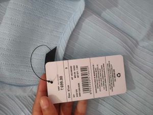 SHEIN Light Blue Top