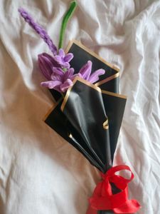 purple lilly bouquet