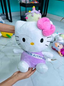 Hello Kitty Plush Toy with Cake Hat
