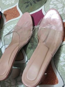 Chic Transparent Block Heels