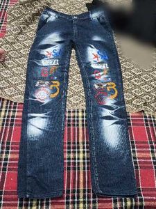 kid's Graphic Print Denim Jeans