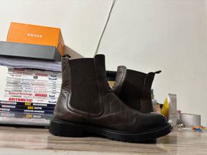 Genuine Leather Chelsea Boots