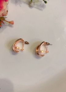 Rose Gold Hoop Earrings