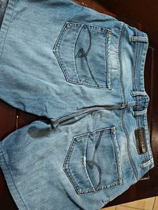 Blue Denim Shorts