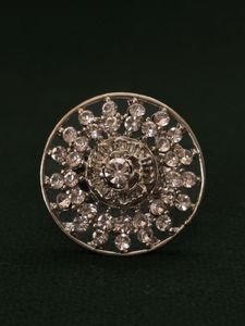 Stunning Crystal Rose Ring