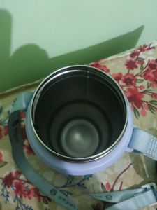 Cute Purple Water Bottle with Strap