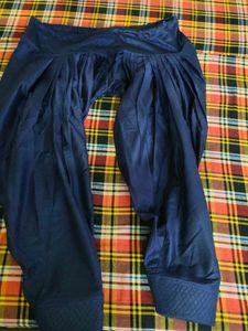 beautiful navy blue salvar suit with jari work dup