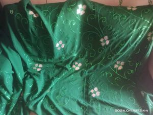Chiffon Saree With Chamki Work