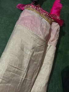 pink saree