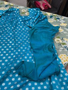 Blue Kurta Set with Pants
