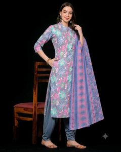 🩵🩷🩶3 Pc Kurta Set
