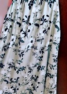 Floral Printed Skirt Not Used Completely New