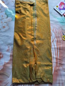Beautiful Yellow Silk Saree
