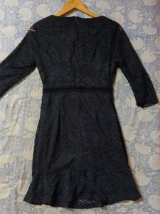 Elegant Black Lace Dress