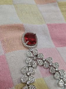 Stunning Red Stone Jewellery Set