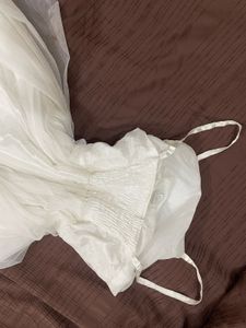 Elegant White Party Dress