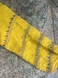 Yellow Kurta Set with Dupatta