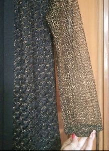black &amp; golden long full sleeves shurg XXXL size