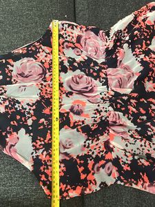Floral Print High-Low Dress