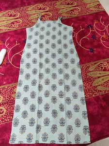 Light Blue Printed Kurta