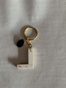 Initial 'L' Keychain