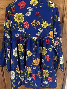 Boho Floral Print Mini Dress