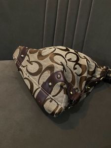 coach inspired Chic Monogram Hobo Bag
