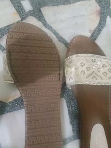 Elegant Beaded Slide Sandals