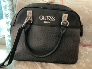 Authentic Guess Dome Satchel Monogram Purse
