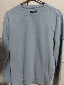 Studio M Blue Textured Knit Sweater
