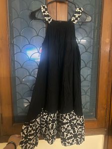 Stylish Black & White Casual Dress