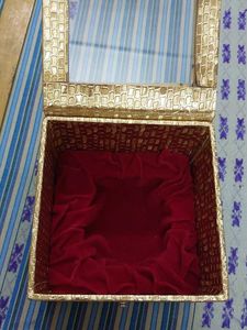 Decorative Golden Jewelry Box