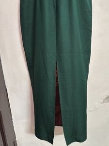 Green Midi Slip Dress