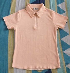 Elegant Peach Creation Top