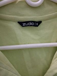Cute Light Green Collared Top