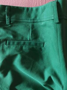 Green Straight Leg Pants
