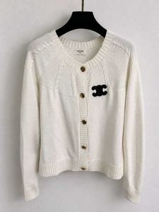 Celine Logo Cardigan