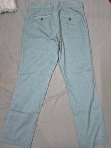 Men's Light Blue Striped Pants