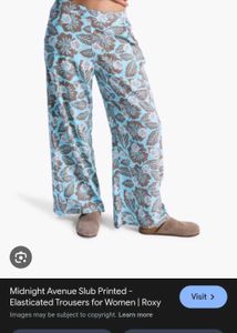 Roxy Retro Floral Print Shirt &amp; Pants Set