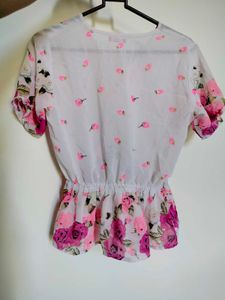 Floral Print Gown