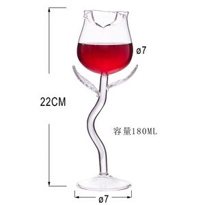 Unique Rose-Shaped Wine 🍷
