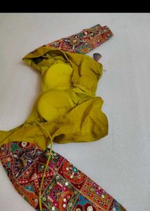 Embroidered Yellow Blouse
