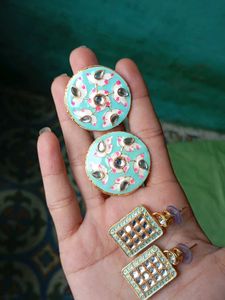 Indian Choker Necklace and Earring Set