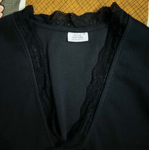 Black Lace Top