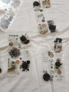 Floral Scrapbook Stickers