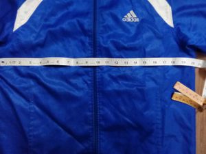 100% Adidas Blue Track Jacket MADHE IN CHINA  BRAN