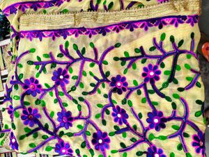 Fulkari Dupatta Heavy Size