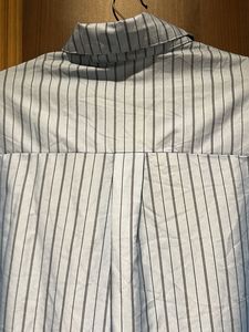 Light Blue Striped Button-Up Shirt