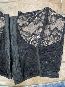 Black Lace Corset